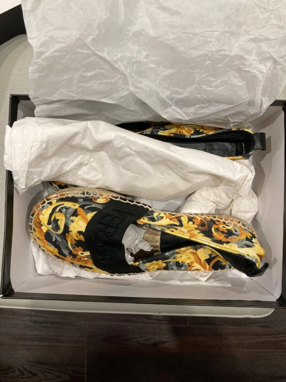 Espadrilla Fabric Versace shoes